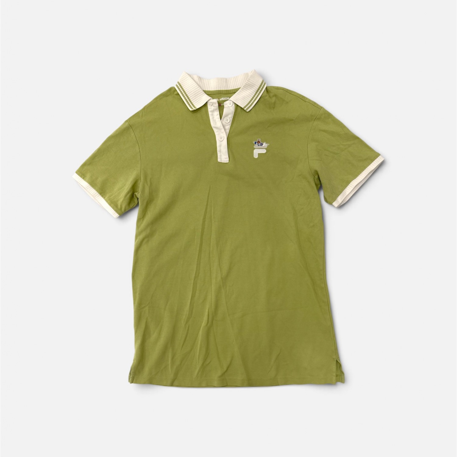 Fusion Polo Φόρεμα Λαδί με Κεντημένο Logo / Pre-Owned